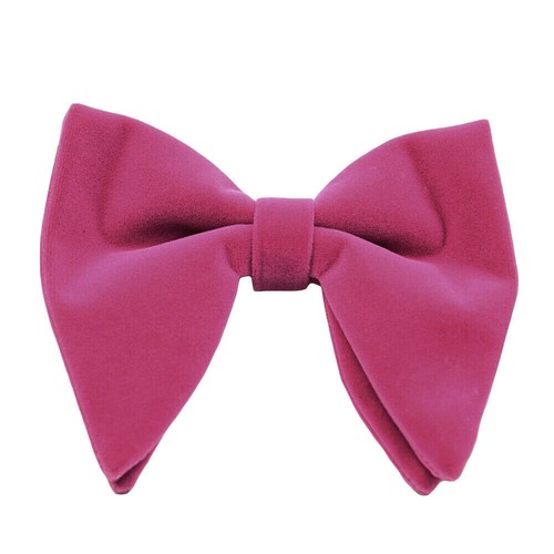 Men Velvet Oversized Big Bow Tie Wedding Party Tuxedo Business Formal bow Tie- - 第 10/17 張圖片