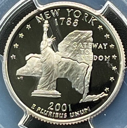 2001-S New York 25C PCGS PR 70 Deep Cameo - Picture 4 of 4