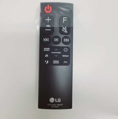 Genuine New Remote Control AKB75595342 f/ LG Sound Bar SL5Y SL6Y SL7Y SN6Y SL6YF