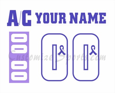 Buffalo Sabres Customized Number Kit For 2021 HFC Uniform