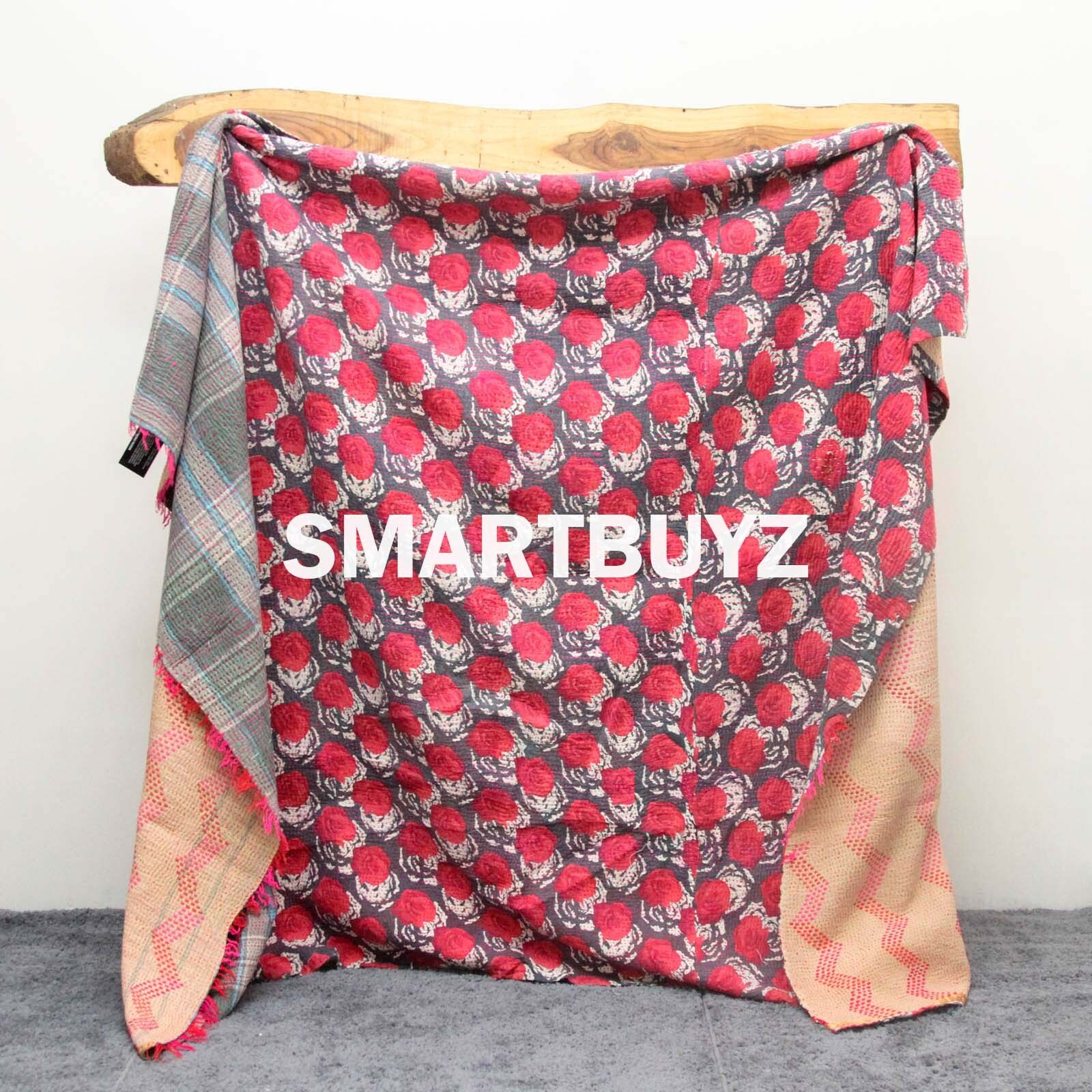 Indian Handmade Vintage Patchwork Kantha Quilt VK 1003