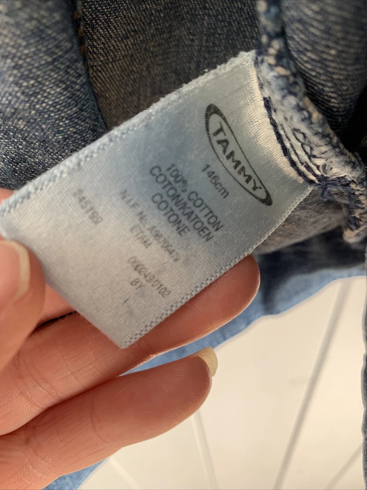 Girls Blue Denim Jacket Size 11 Years 146 Cm TAMMY - Image 4 of 4
