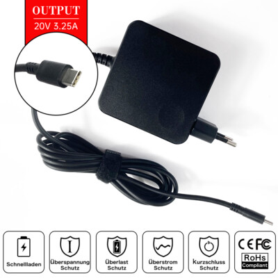 AC Power Adapter Charger for Lenovo T490S 20NX 20NY ),20U3001VUS