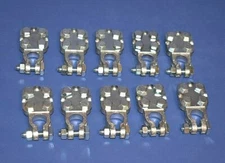 10 PK 3 Way Top Post Battery Terminal 6-1 Gauge Cable Deka 5 Positive 5 Negative