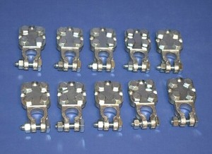 Qty 4 3 Way Top Post Battery Terminal 6 To 1 Gauge Cable Deka 2 Pos 2 Neg