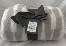 Threshold Throw Blanket White And Gray 50 in x 60 in
