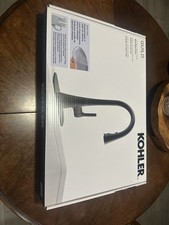 Kohler Guild R33912-BL Pull-Down Kitchen Sink Faucet 3-function Matte Black New