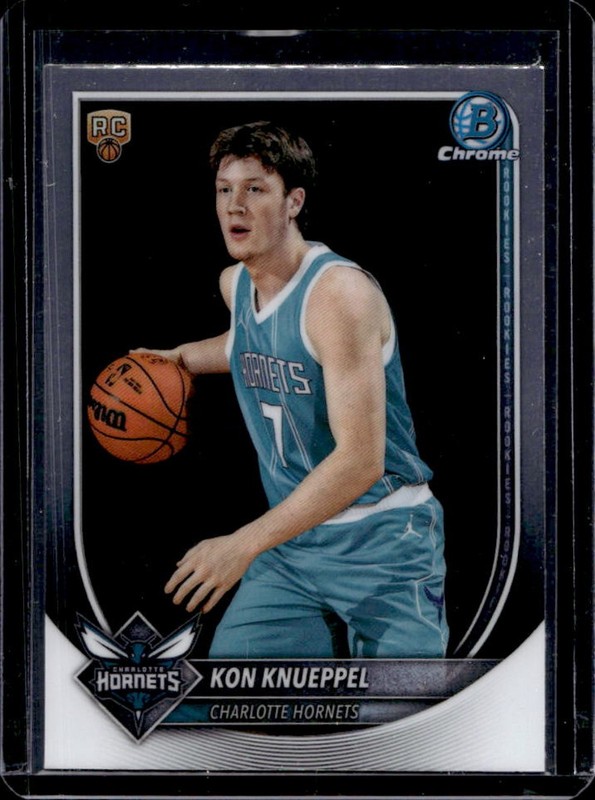 2025-26 Bowman Kon Knueppel Chrome RC Rookie #BCV-4 Hornets