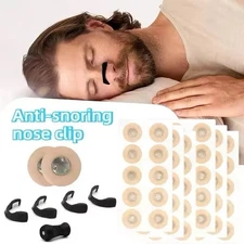 Anti- Snoring Nose Clip Nasle Breathing Dilators Kit With Magnetic Strips