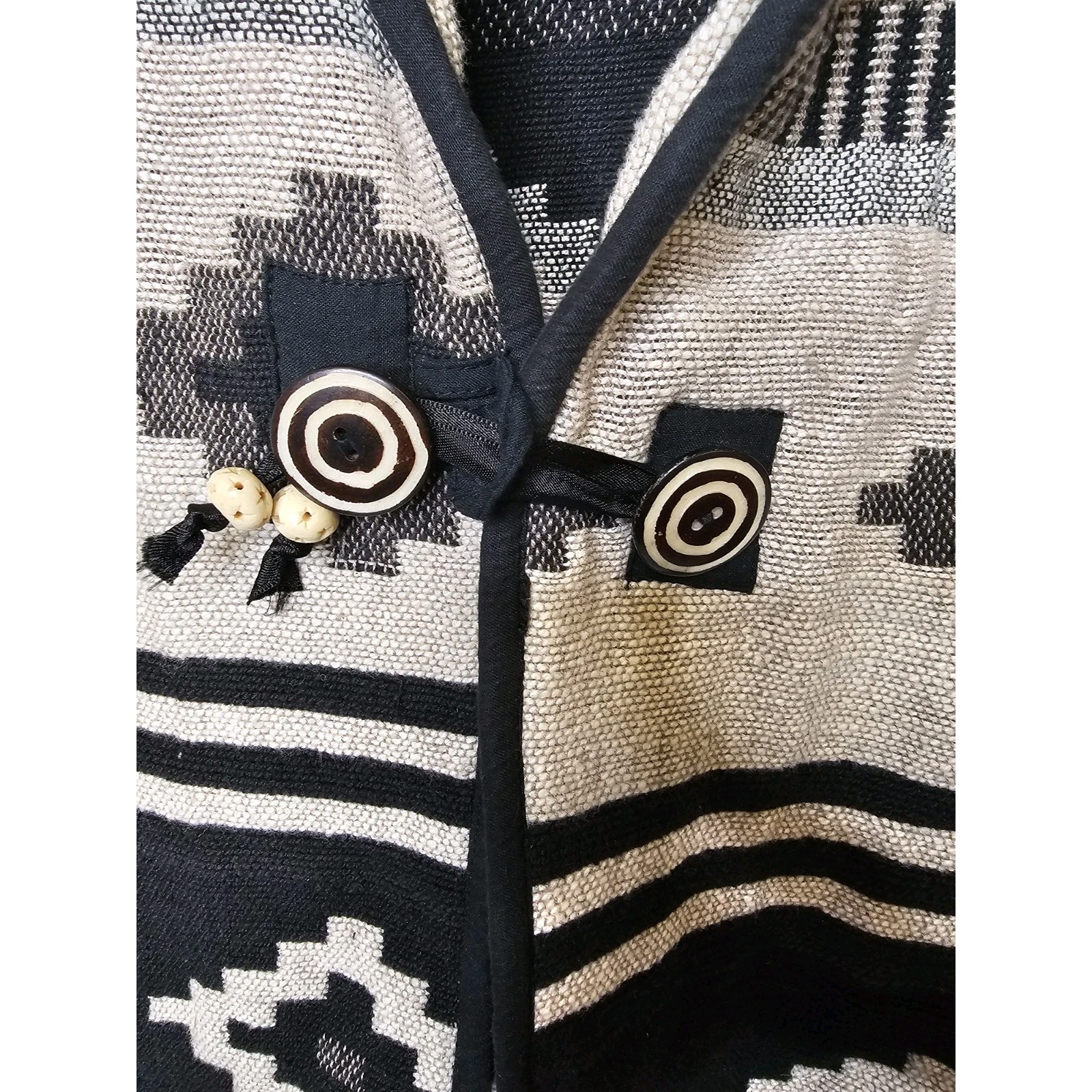 Pendleton style Flashback Western Geometric Cardi… - image 5