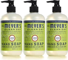 MRS. MEYER'S CLEAN DAY Liquid Hand Soap, Cruelty-Free, 12.5 Fl Oz (Pack of 3) 