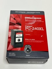 Office Depot Canon PG-240XL Ink Cartridge PG-240 Black NEW Sealed