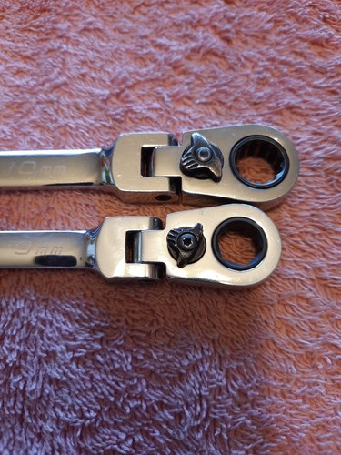Blue Point By Snap On Tools 9 And 10 Mm Ratchet Reversible Flex Head Wrench - Picture 5 of 14