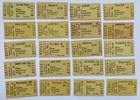 NSW Railway Tickets, Suburban Sundry Services x100