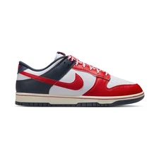 MENS NIKE DUNK LOW RETRO_WHITE/UNIVERSITY RED-THUNDER BLUE IM2222-100-SIZE 14