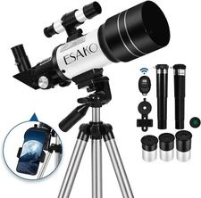 Telescopio Astronomico Profesional Astronomical 70 Mm Refractor Con 3 Oculares