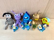 Vintage A Bug  s Life Plush Set  Francis, Dot, Dim, P.T. Flea  Heimlich: Tags On.