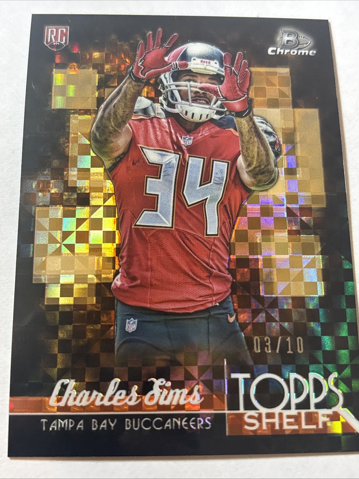 Charles Sims Bowman Chrome Topps Shelf Rookie #TSRCS Base