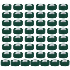 Self Adhesive Bandage Wrap 177" x 1", 50 Pcs Wrap Tape, Dark Green