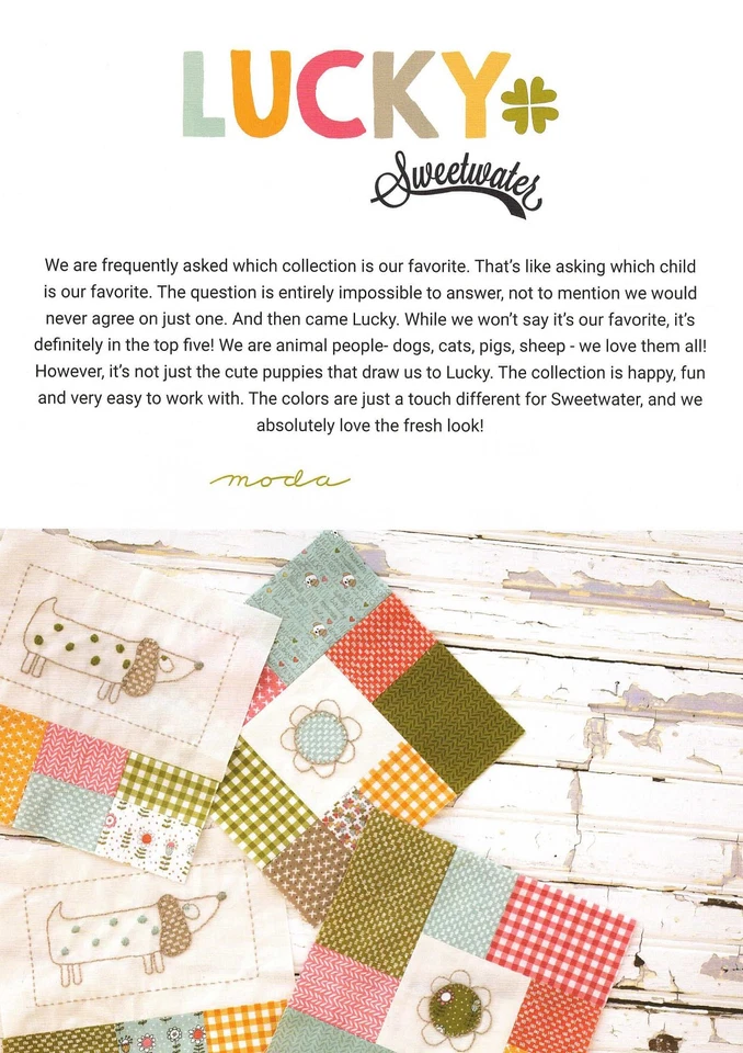 Lucky Moda Charm Pack 42 100% Cotton 5" Precut Fabric Squares - Image 4 of 4