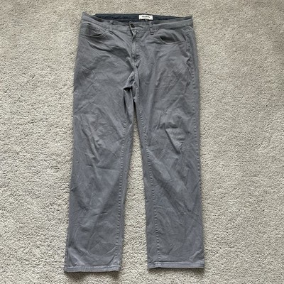 Flag & Anthem Chino Pants Mens 36x32 Gray Casual Straight Fit