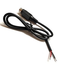 3 Pin AVTEX TV Cable, 12v-24v Van/ Caravan Lead, 12 inch Long
