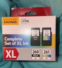 Canon PG-260XL Black  CL-261XL Tri-Color Value Pack for PIXMA TS5320