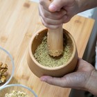 Solid Popsicle Crushing Stick Food Grinding Rod Home Garlic Masher Wood Color