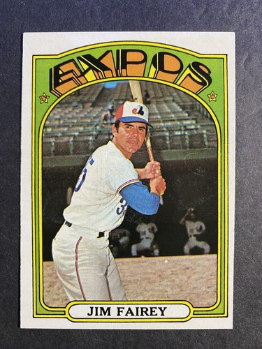 1972 Topps Baseball Jim Fairey Montreal Expos Card #653 (b) - 第 1/2 張圖片