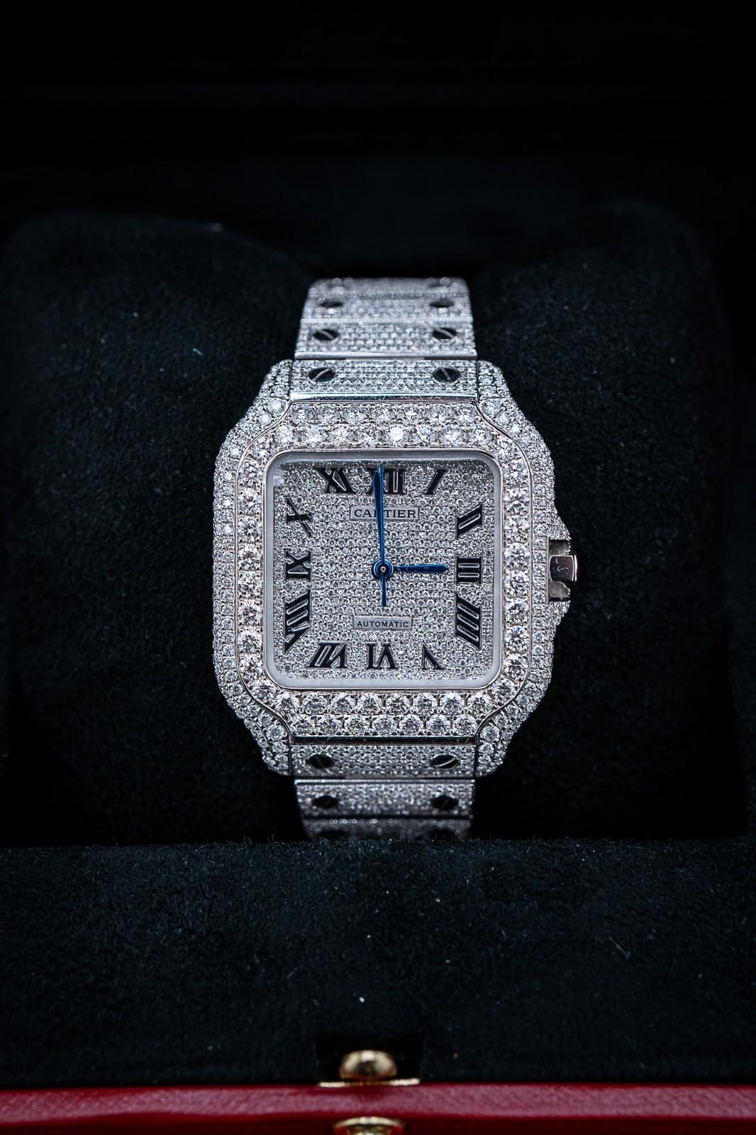 Cartier SANTOS MEDIUM– Stainless Steel –Fully
