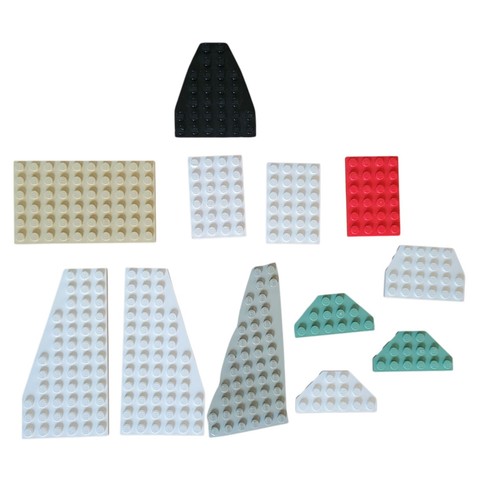 LEGO Mixed lot of 12 Pcs Wedge Plate 30356 30355 2419 3032 2625 32059 3033 3585 - Picture 10 of 10