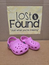 Crocs Littles Classic Pink Toddler Shoes Clogs Size 2-3