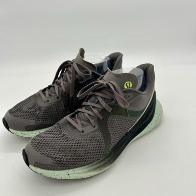 Lululemon W Blissful Run Winter Sneakers Ladies Size 9 ANCH/BLK/DELM GUC!
