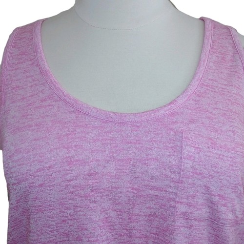 Time Tru XXXL 22 Tanktop meliert Space Dye Lagenlook ärmellos rosa NEU!!! - Bild 3 von 17