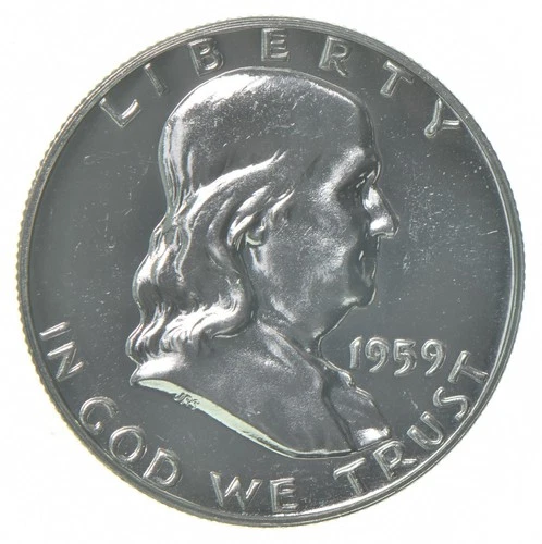 1959 Proof Franklin Half Dollar 90% Silver *3814