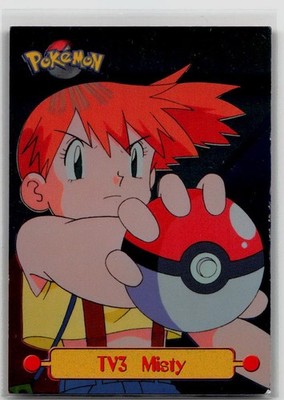 Misty #TV3 Pokémon 1999 Topps TV HOLO FOIL LP