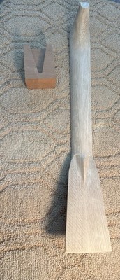 Neck Blank 14 Fret White Oak Acoustic 25.4 Dovetail And Neck Block