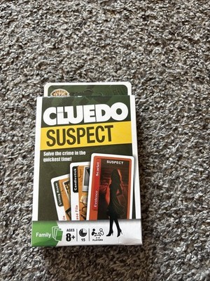 CLUEDO Suspect Card Game Brand New 