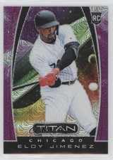 2019 Panini Chronicles Titan Purple Mojo Prizm 17/75 Eloy Jimenez #2 3nn