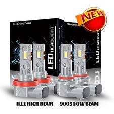 9005(HB3)/H11 LED Headlight Bulbs High-Low Beam Globes For Mazda CX9 2007-2010