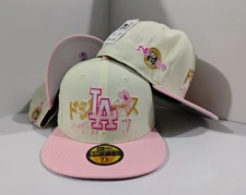 59FIFTY CHROME/ PINK LOS ANGELES DODGERS JAPANESE PINK BLOSSOM + 'SHOHEI OHTANI"