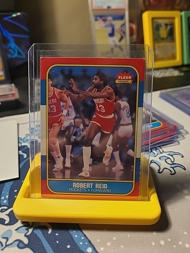 1986-87 Fleer - Robert Reid Card # 90 Houston Rockets