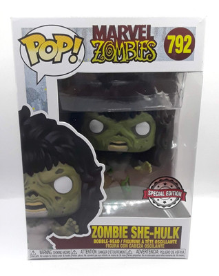 FUNKO POP! MARVEL Zombies ZOMBIE SHE HULK 792 Special Ed Ex POP Vinyl Figure NIB