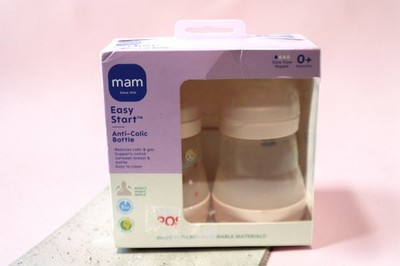 MAM Easy Start Anti-Colic Baby Bottles 0m+ - 5oz/2pk - Pink