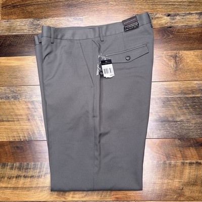 Sean John Original Fit Dress Pants Mens 34x32 Castlerock Gray Striped New 