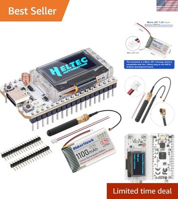 IoT-Ready LoRa V3 Module with Integrated Bluetooth, WiFi & 1100mAh Battery