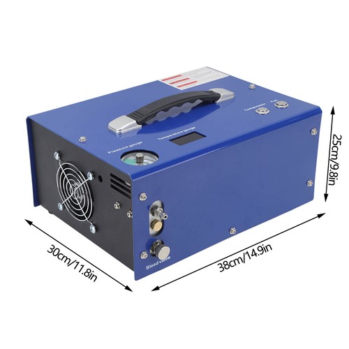 Compressore Aria Spegnimento Automatico 30Mpa Pompa Aria Elettrica Alta Pressione VFUY - Foto 4 di 22