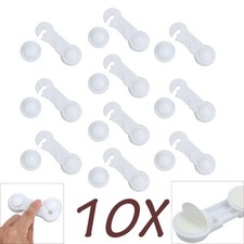 10Pcs Child Proof Safety Locks For Baby Drawer Cabinet Cupboard Fridge Door Kit
