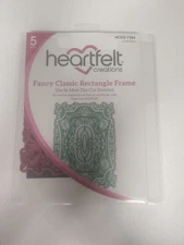 Heartfelt Creations Fancy Classic Rectangle Frame Decorative Dies Craft Set