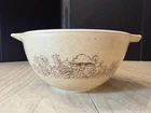 PYREX Forest Fancies Mushroom Brown Cinderella 441 Bowl 750ml Corning NY USA